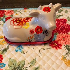 Pioneer Woman Cow butter dish